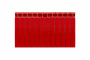 Rifar Monolit Ventil 350 - 12 секций Бордо нижнее левое подключение