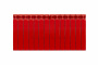 Rifar Monolit Ventil 350 - 19 секций Бордо нижнее левое подключение
