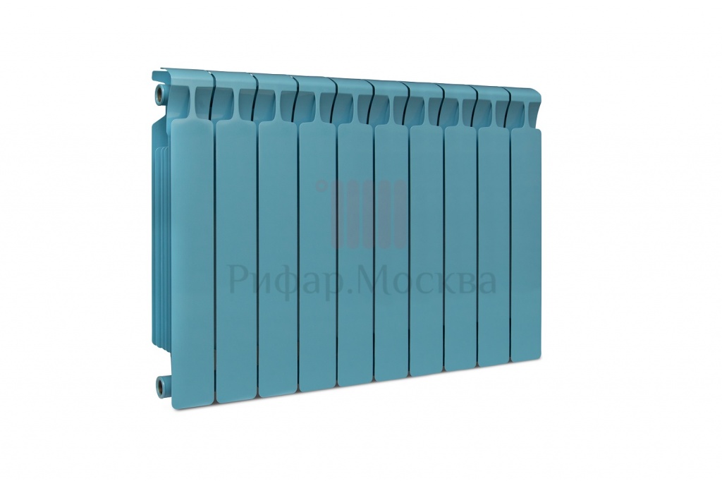 Биметаллический радиатор Rifar Monolit 350 - 10 секции Сапфир