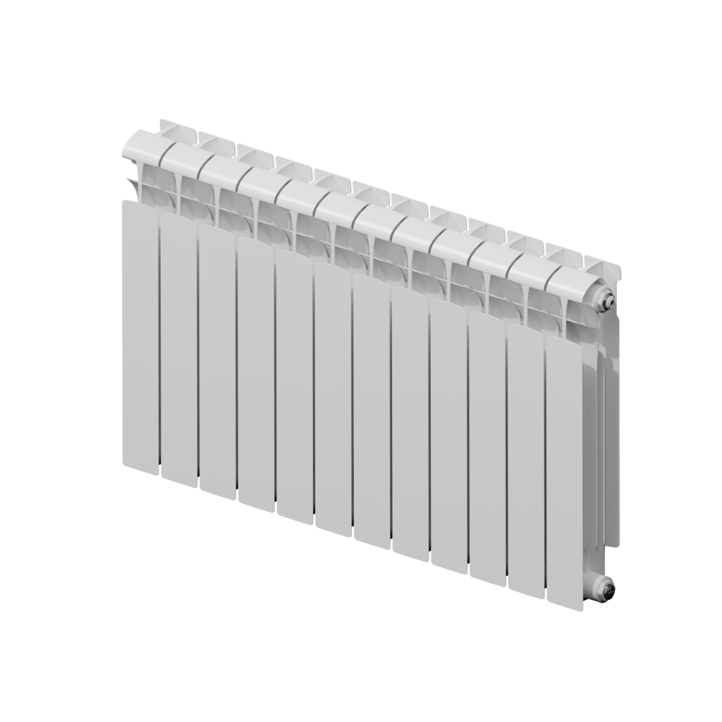 Биметаллический радиатор Rifar ECOBUILD 300 - 12 секций боковое подключение