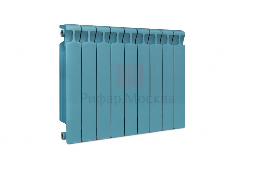Биметаллический радиатор Rifar Monolit 350 - 9 секции Сапфир