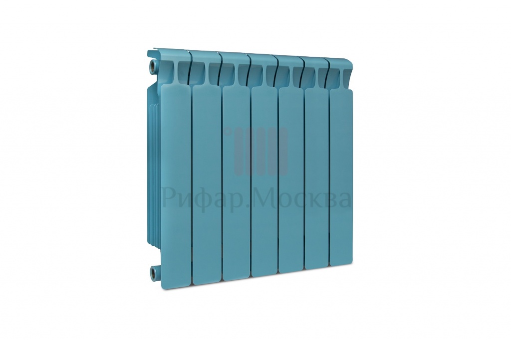 Биметаллический радиатор Rifar Monolit 500 - 7 секций Сапфир