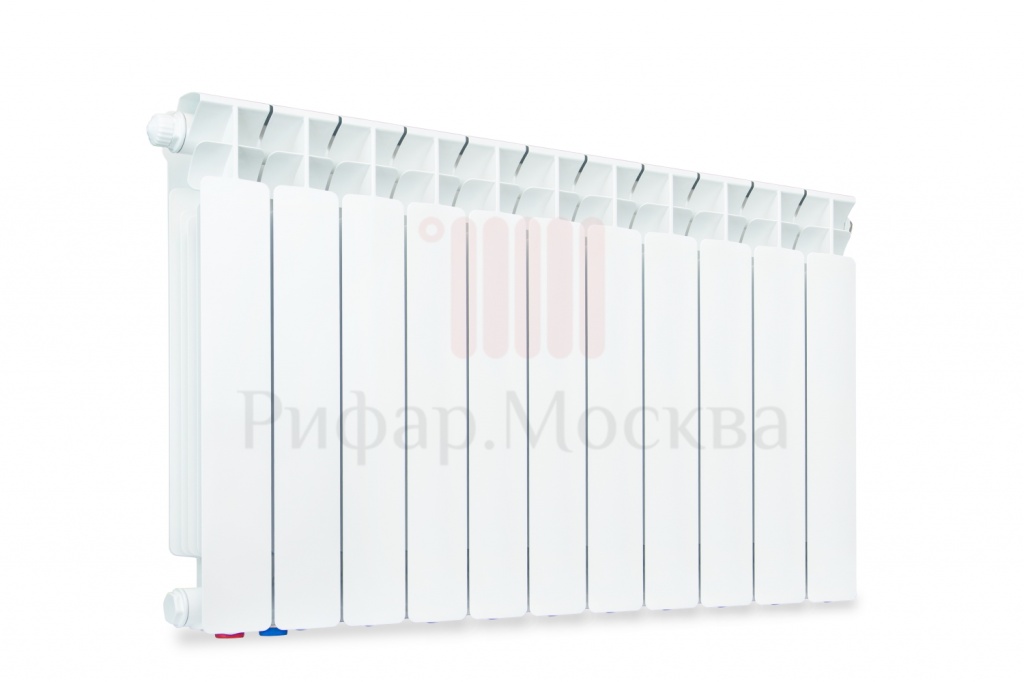Биметаллический радиатор Rifar Base Ventil 500 - 11 секций нижнее левое подключение