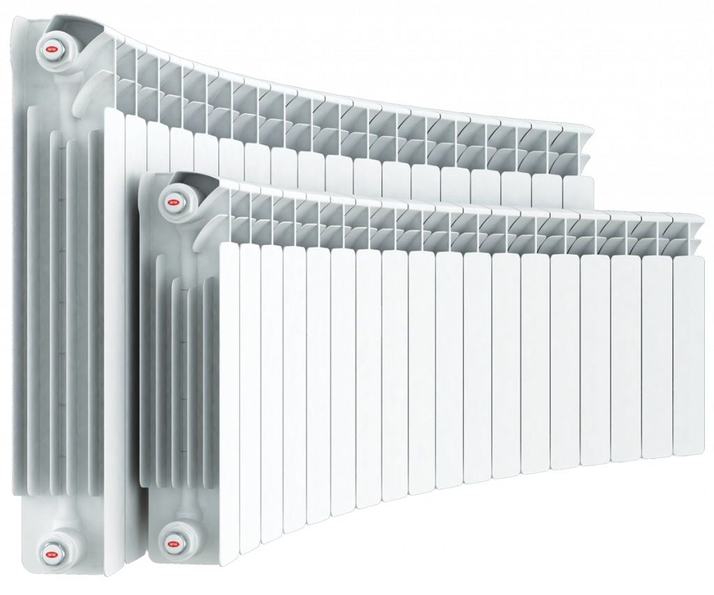 Rifar Base Flex 500 - 8 секций боковое подключение R = 2760 мм