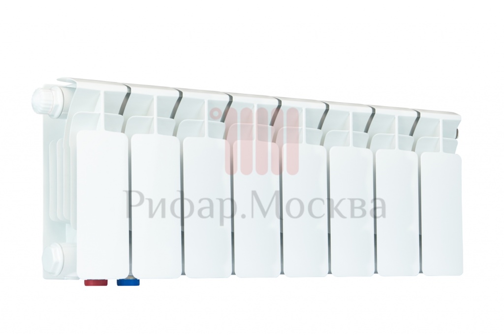 Биметаллический радиатор Rifar Base Ventil 200 - 8 секций нижнее левое подключение