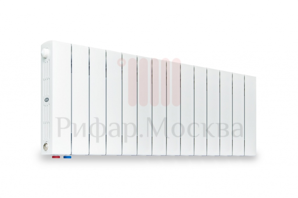 фото Биметаллический радиатор Rifar SUPReMO Ventil 350 - 14 секций нижнее левое подключение