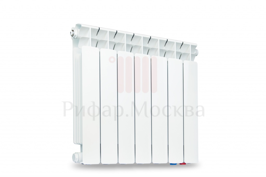Биметаллический радиатор Rifar Base Ventil 500 - 7 секций нижнее правое подключение