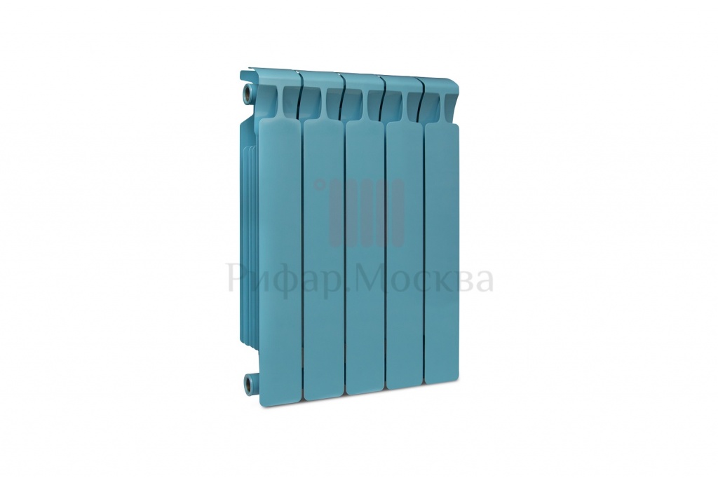 Биметаллический радиатор Rifar Monolit 350 - 5 секции Сапфир