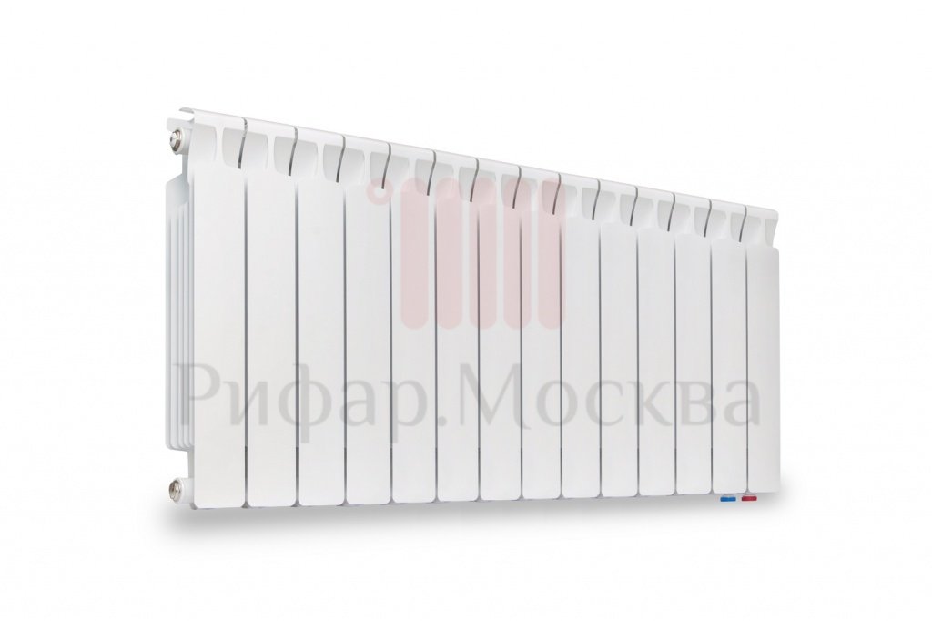 фото Биметаллический радиатор Rifar Monolit Ventil 500 - 18 секций нижнее правое подключение