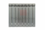 Биметаллический радиатор Rifar Monolit Ventil 350 - 8 секций Титан нижнее правое подключение