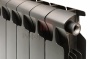 Биметаллический радиатор Rifar Monolit 300 - 12 секции Антрацит