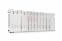 фото Биметаллический радиатор Rifar Monolit Ventil 300 - 14 секций нижнее левое подключение