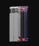 Биметаллический радиатор Rifar ECOBUILD 300 - 4 секции боковое подключение