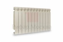 Биметаллический радиатор Rifar Monolit 500 - 12 секций Айвори