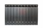 Биметаллический радиатор Rifar Monolit 350 11 секции Антрацит