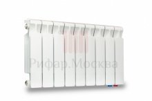 фото Биметаллический радиатор Rifar Monolit Ventil 300 - 9 секций нижнее правое подключение