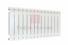фото Биметаллический радиатор Rifar Monolit 500 - 14 секций боковое подключение