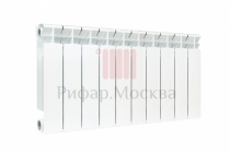Биметаллический радиатор Rifar Base 350 - 10 секций боковое подключение