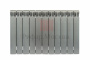 Биметаллический радиатор Rifar Monolit Ventil 350 - 11 секций титан  нижнее правое подключение