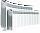 Rifar Base Flex 500 - 8 секций боковое подключение R = 2760 мм