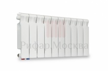 фото Биметаллический радиатор Rifar Monolit Ventil 350 - 10 секций нижнее левое подключение