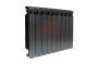 Биметаллический радиатор Rifar Monolit 500 - 9 секции Ral 9005