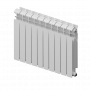 Биметаллический радиатор Rifar ECOBUILD 300 - 10 секций боковое подключение