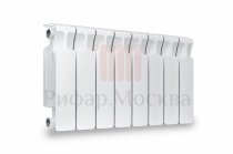 фото Биметаллический радиатор Rifar Monolit 300 - 8 секций боковое подключение