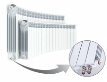 Биметаллический радиатор Rifar Base Ventil Flex 350 - 8 секции